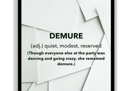 MAKSUD DEMURE - DEMURE MEANING - PERSOALAN MY